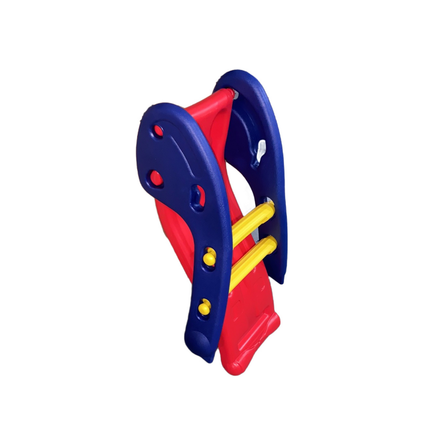 Kids Plastic Foldable Slide - CE Proved Indoor Playground Equipment - Blue/Red/Yellow (XSL001)