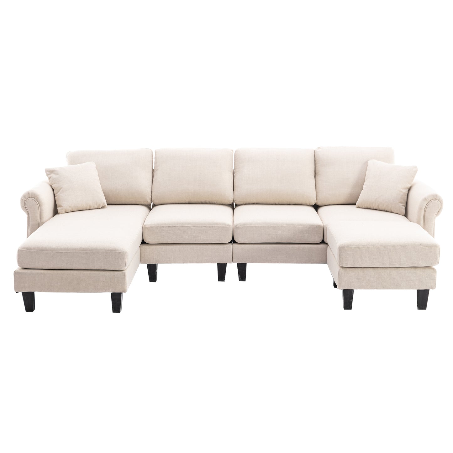 Accent your living room with the versatile COOLMORE Sofa Sectional - a stylish and comfortable addition to any home. Choose from a range of sizes and colors to suit your space.