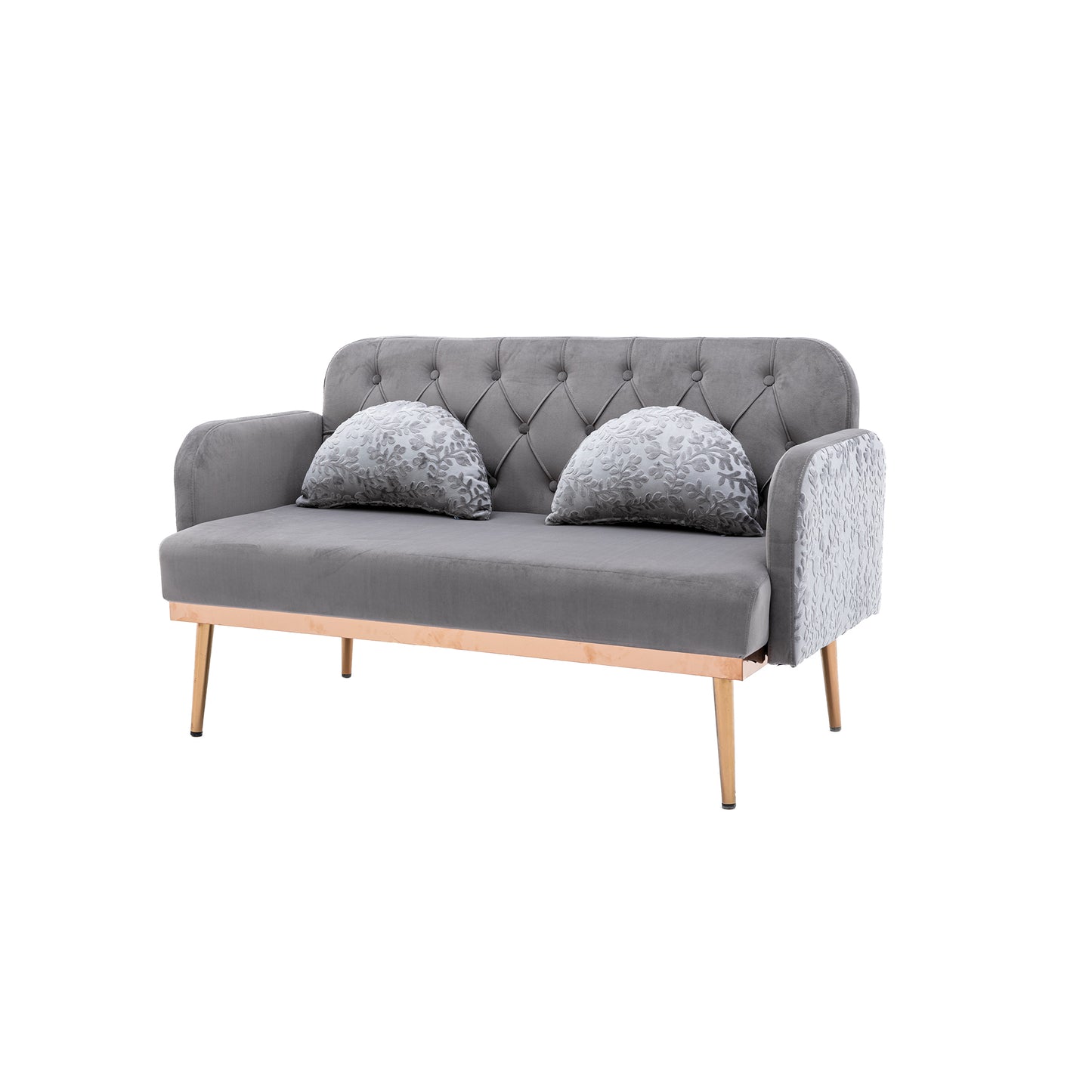 COOLMORE Velvet Sofa: Accent Loveseat with Metal Feet - Stylish, Comfortable, Various Sizes & Colors Available