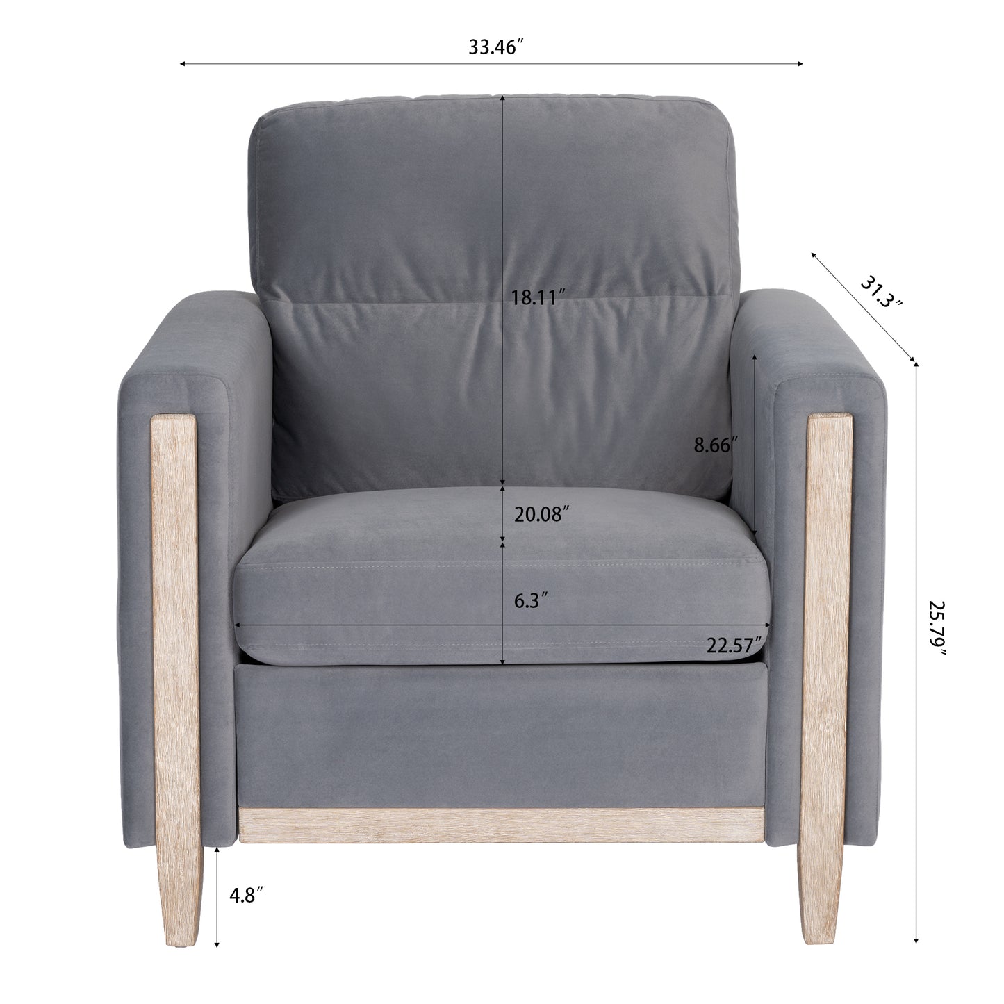 1 Seater Sofa for Living Room: Comfortable and Stylish Upholstered Furniture in Various Colors and Sizes