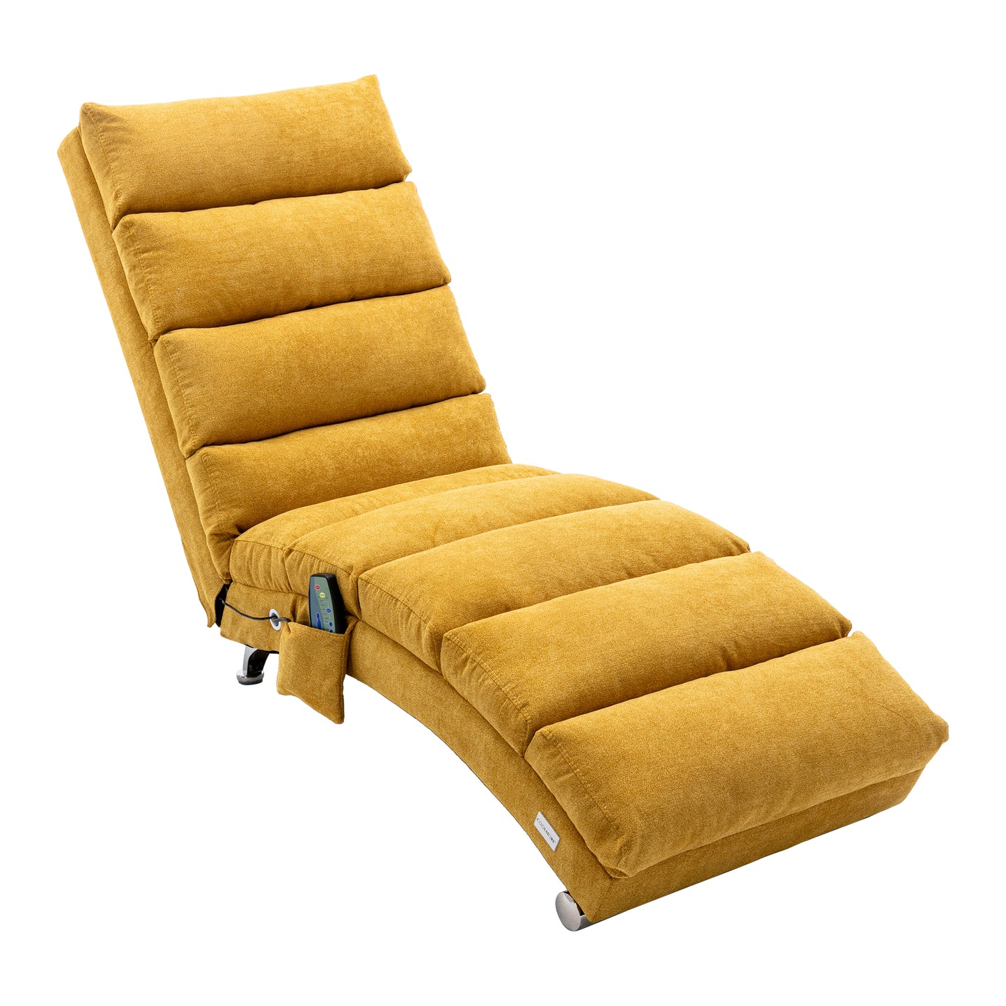Linen Chaise Lounge Indoor Chair: Modern Long Lounger for Office or Living Room - COOLMORE.
