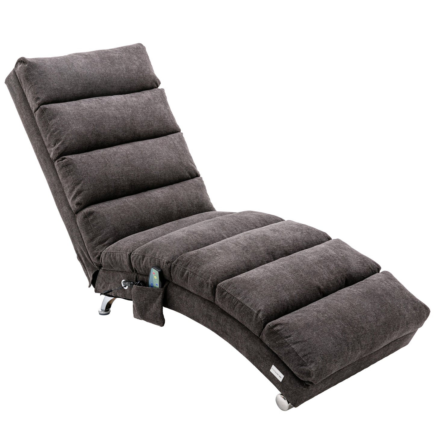 Linen Chaise Lounge Indoor Chair: Modern Long Lounger for Office or Living Room - COOLMORE.