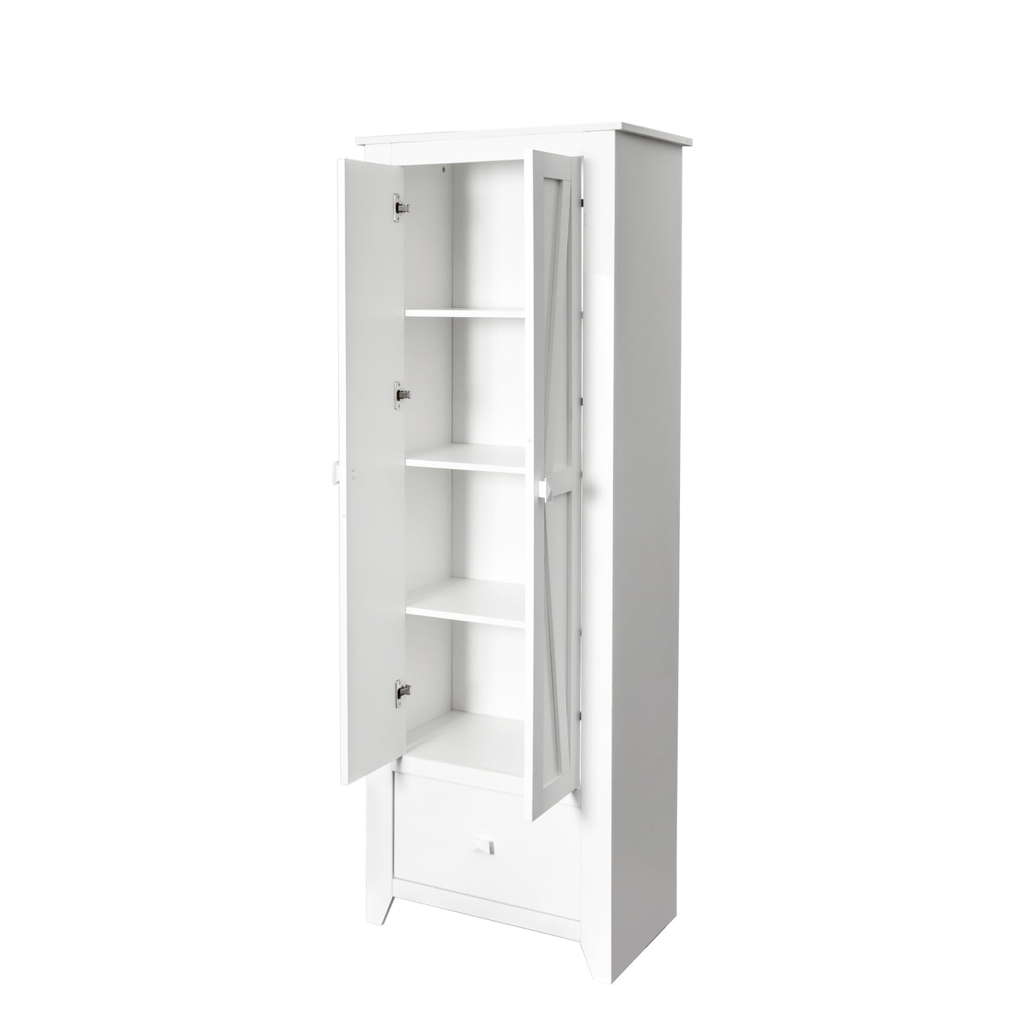 Home Wide Storage Cabinet, 30",WHITE