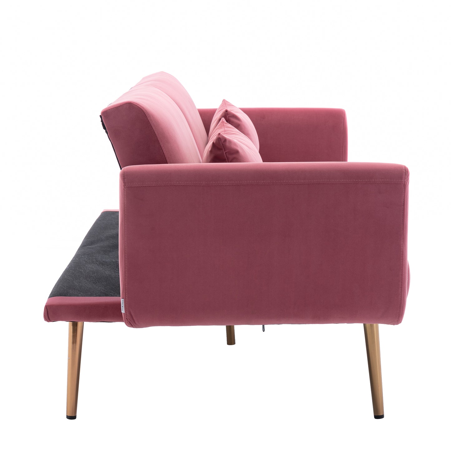 COOLMORE Velvet Sofa - Accent Loveseat with Metal Feet | Stylish and Comfortable Furniture for Your Living Space | Available in Various Colors and Sizes