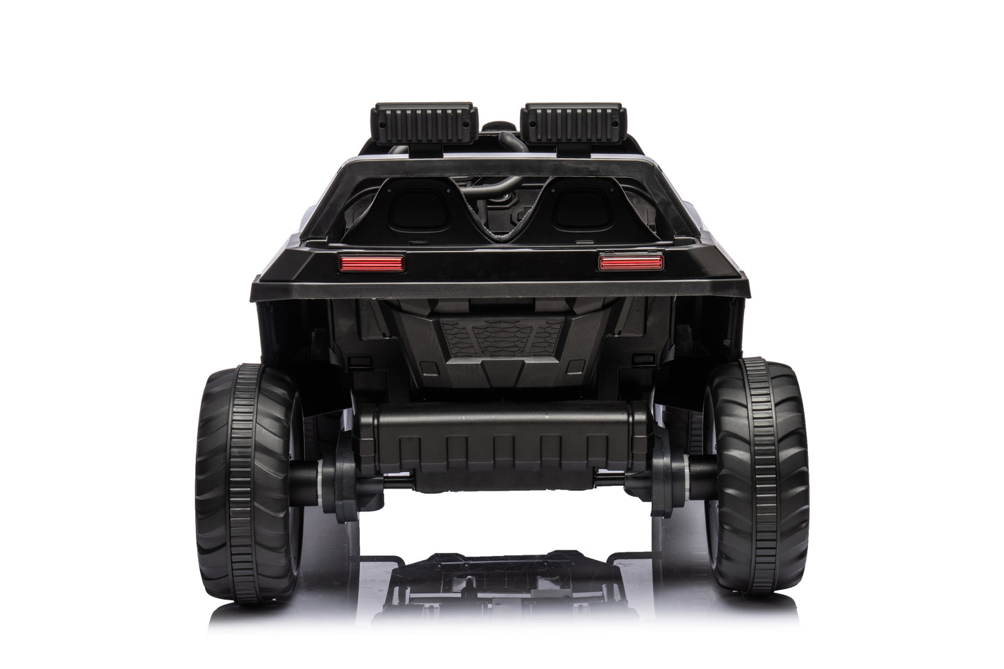 24V7A 200W*2 Super Power Leather Seat Four-Wheel Shock Absorber with High & Low Speed USB Bluetooth Music Kids Ride-On Car: Electric Car for Children