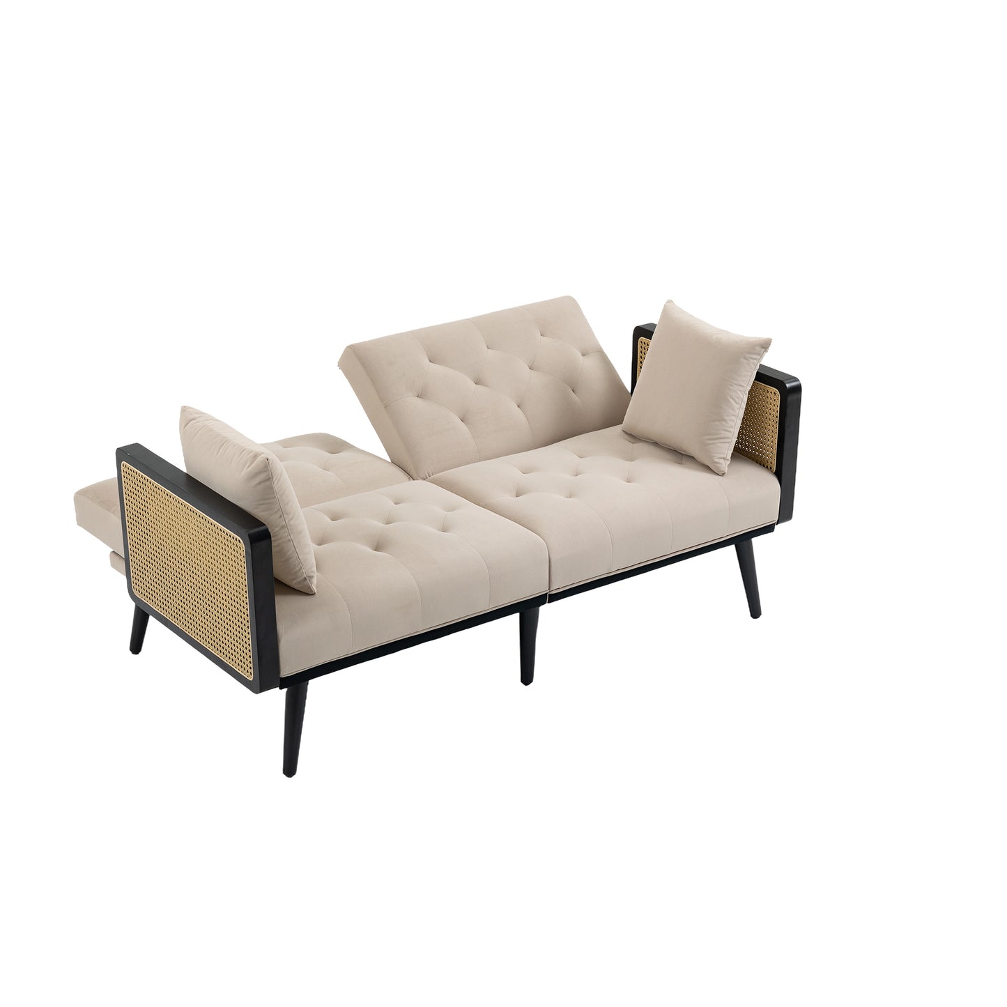 COOLMORE Velvet Sofa: Accent Loveseat with Metal Feet - Stylish, Comfortable, Size Options, Multiple Colors