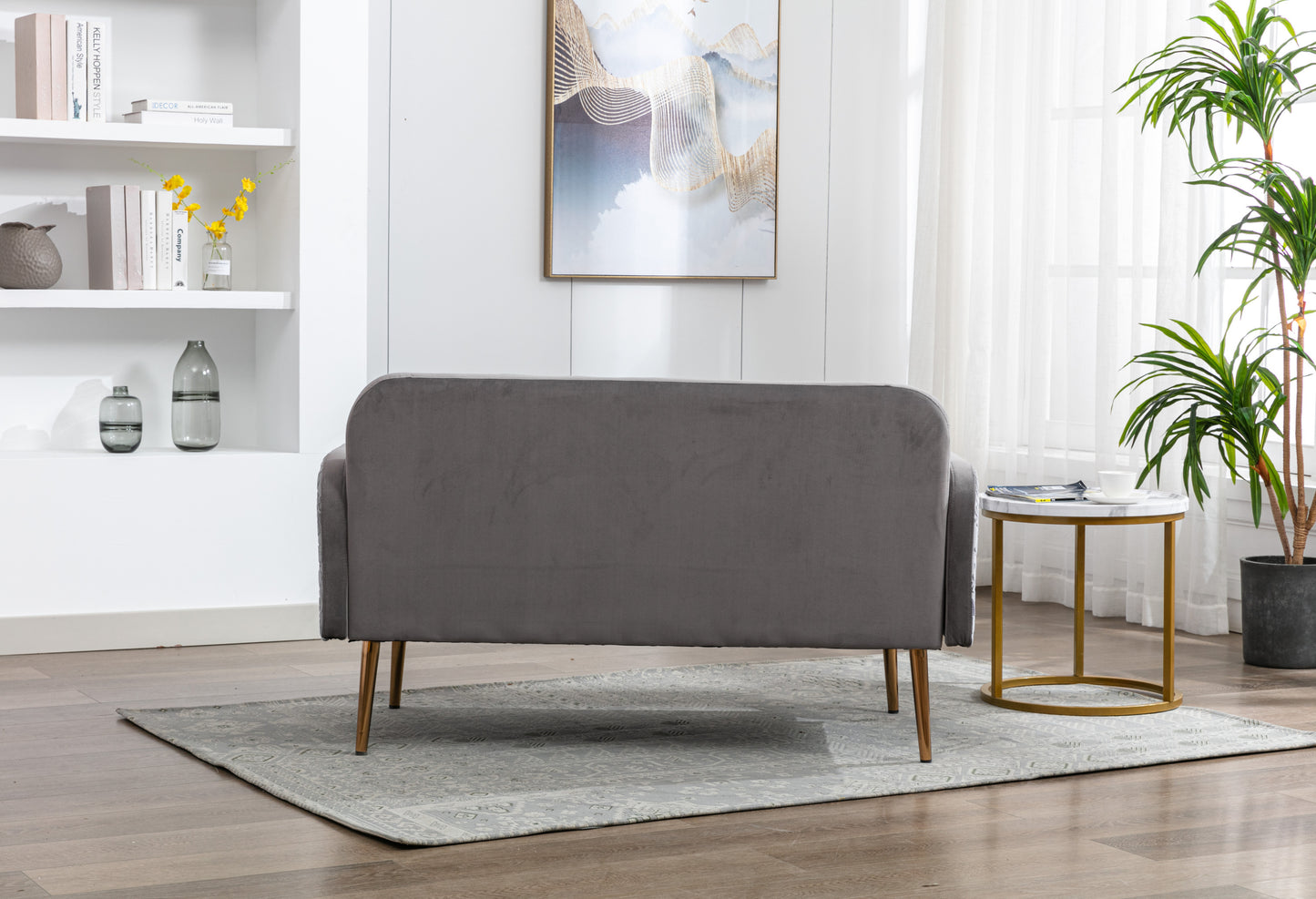 COOLMORE Velvet Sofa: Accent Loveseat with Metal Feet - Stylish, Comfortable, Various Sizes & Colors Available