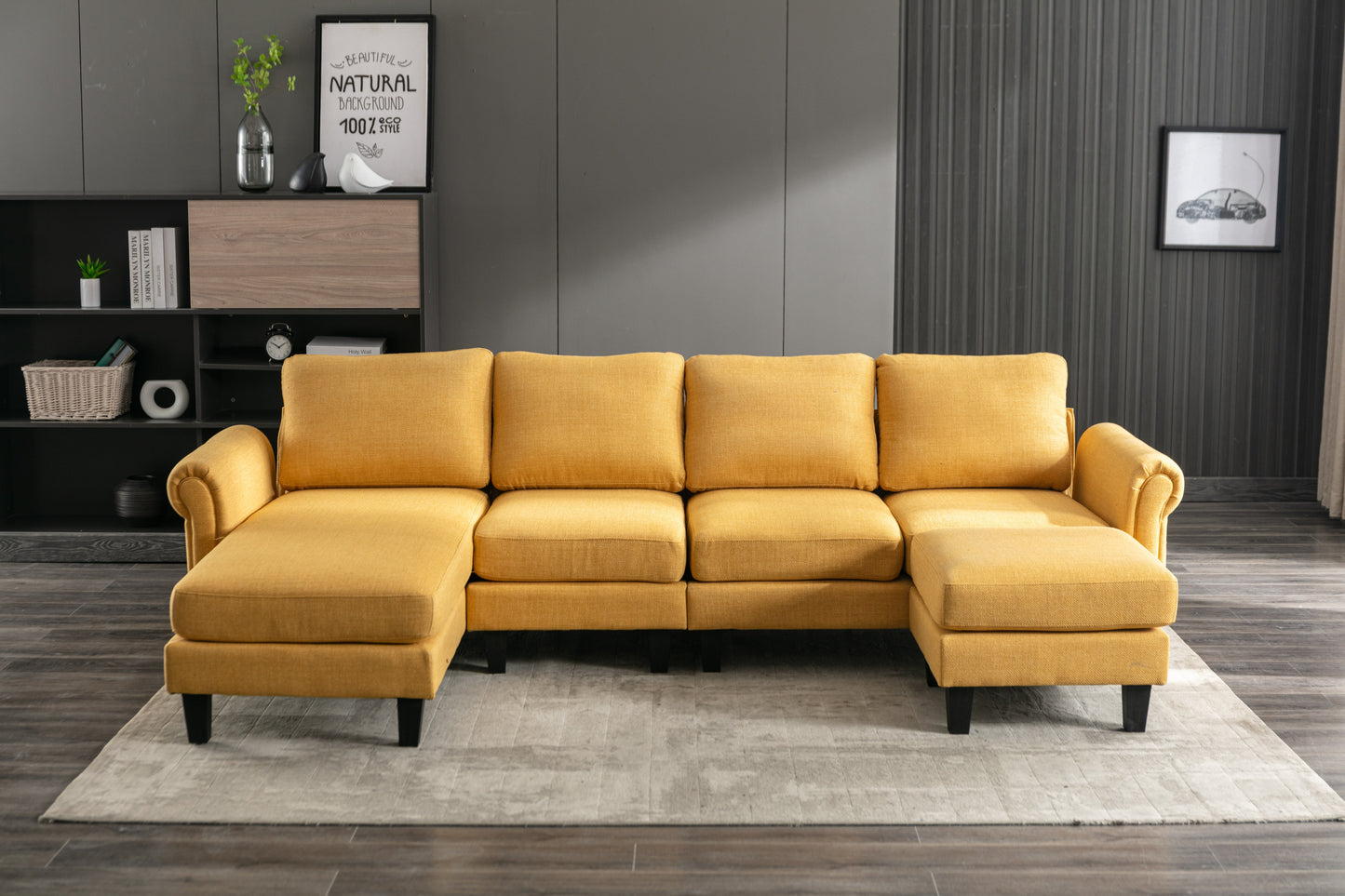 COOLMORE Accent Sofa: Stylish Living Room Sectional Sofa with Unique Colors and Sizes