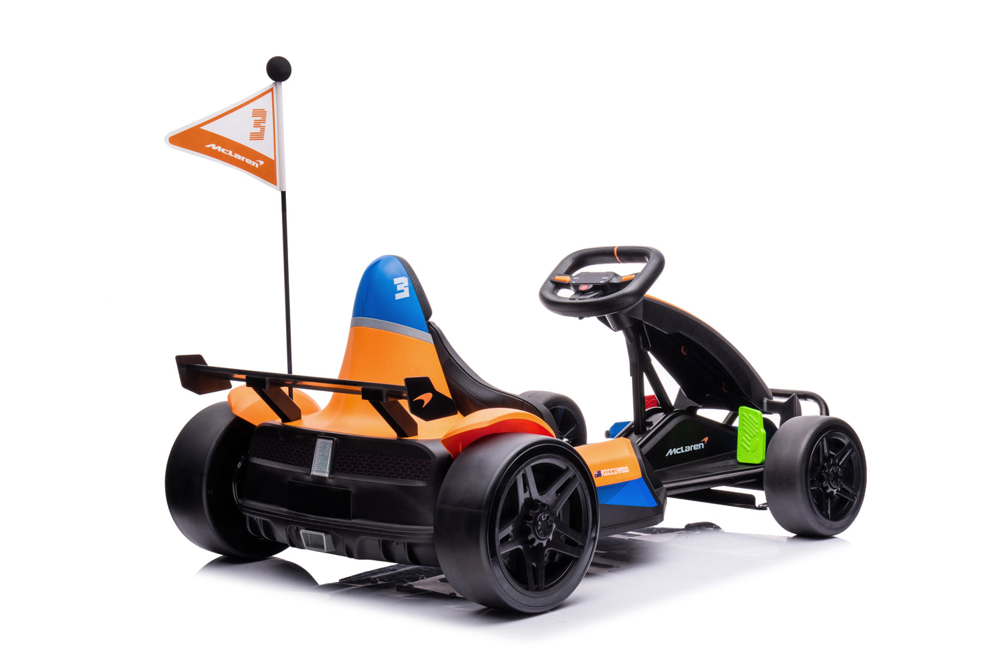 Licensed 24V Battery Powered Drift Car: Patented McLaren Go Kart, 12km/h Speed, Color Options