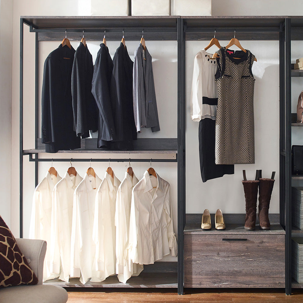 Klair Living Wood Walk-in Closet System