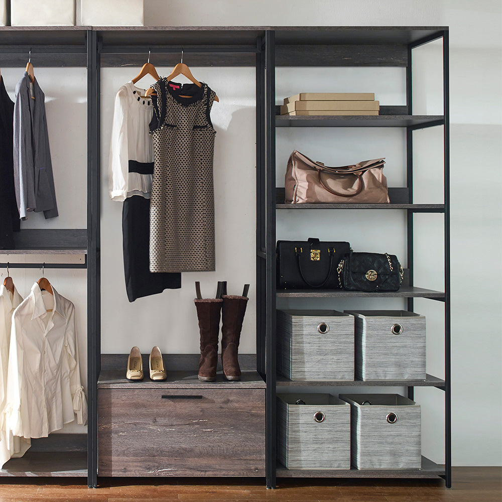 Klair Living Wood Walk-in Closet System