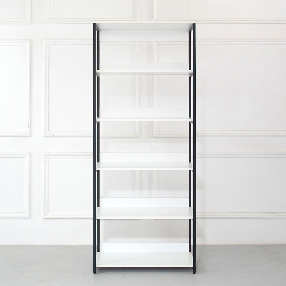 Klair Living Wood and Metal Walk-in Closet with Five Shelves