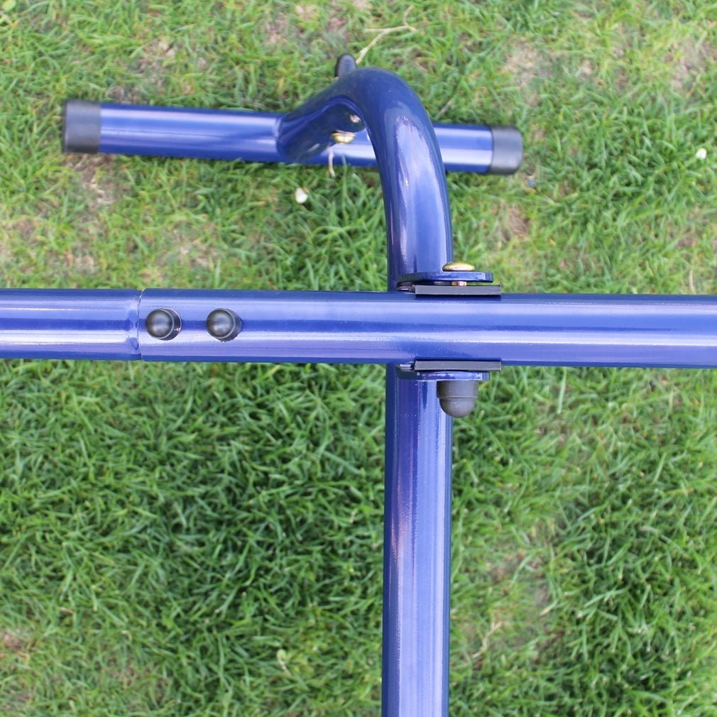 Metal Swing Set w/ Slide - Durable Outdoor Playset for Kids - Sturdy Steel Frame, Secure Swings, and Fun Slide - Available in Various Colors and Sizes