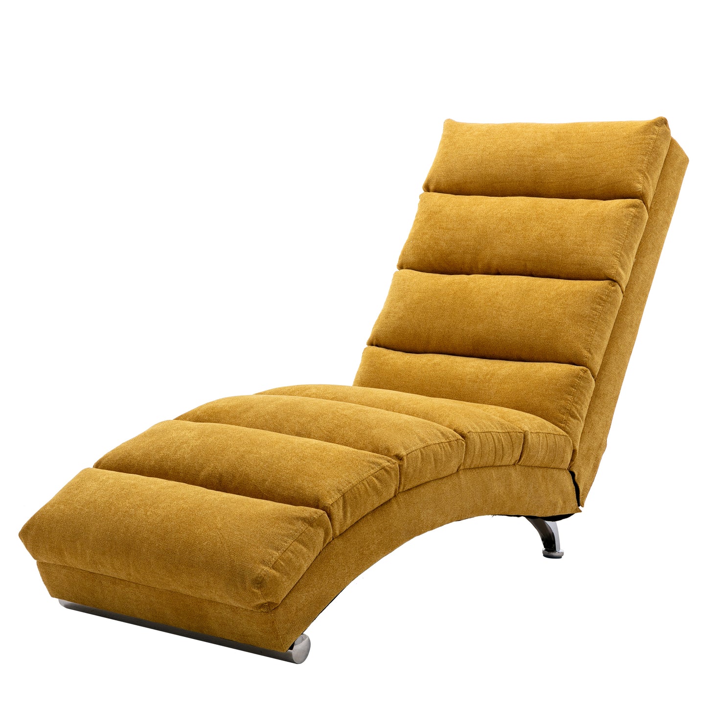 Linen Chaise Lounge Indoor Chair: Modern Long Lounger for Office or Living Room - COOLMORE.