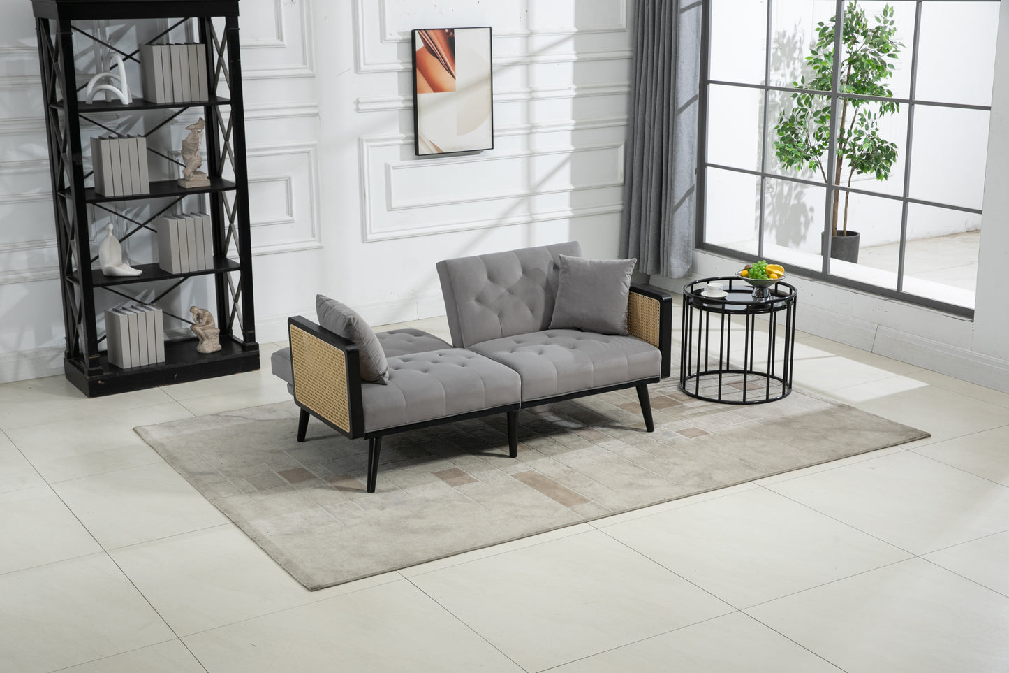COOLMORE Velvet Sofa: Accent Loveseat with Metal Feet - Stylish, Comfortable, and Chic Design, Available in Multiple Sizes and Colors