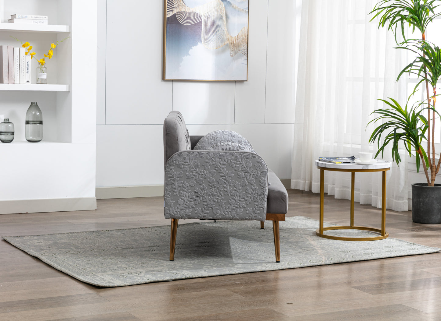 COOLMORE Velvet Sofa: Accent Loveseat with Metal Feet - Stylish, Comfortable, Various Sizes & Colors Available
