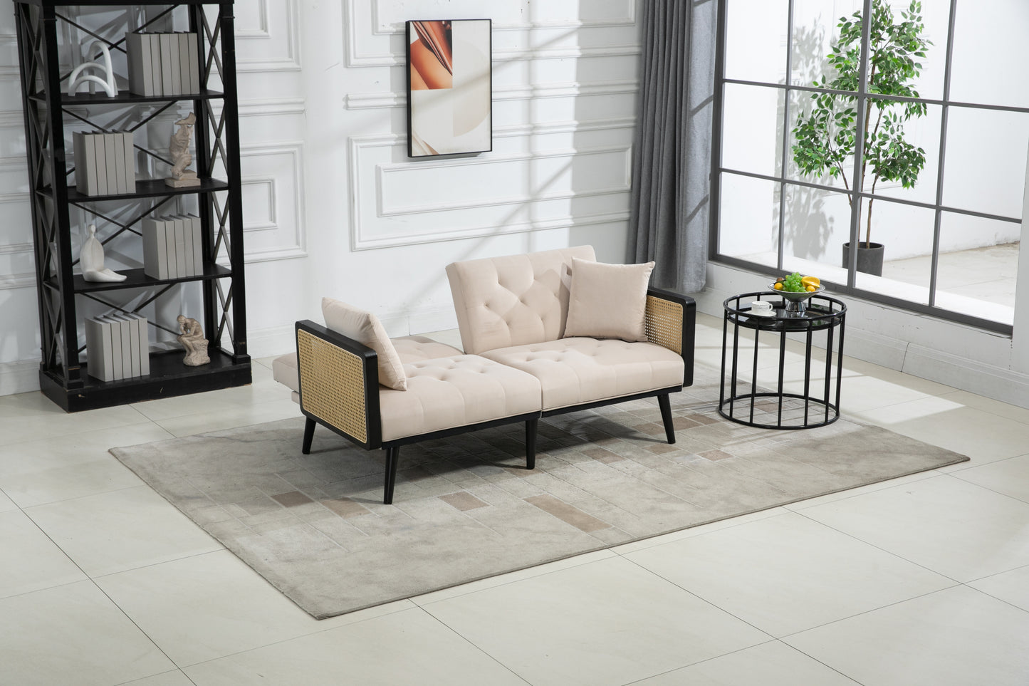 COOLMORE Velvet Sofa: Accent Loveseat with Metal Feet - Stylish, Comfortable, Size Options, Multiple Colors