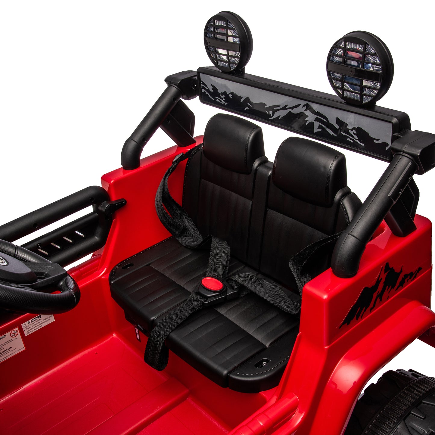 Licensed Toyota FJ Cruiser 12V Kids Ride On Car - Remote Control, Adjustable Speed, Power Display, USB/MP3/Bluetooth, LED Light, Safety Belt (Various Colors/Sizes)