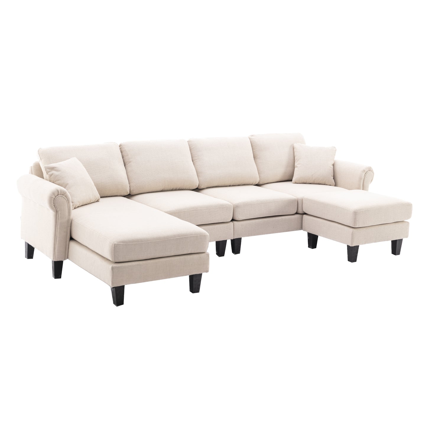 Accent your living room with the versatile COOLMORE Sofa Sectional - a stylish and comfortable addition to any home. Choose from a range of sizes and colors to suit your space.