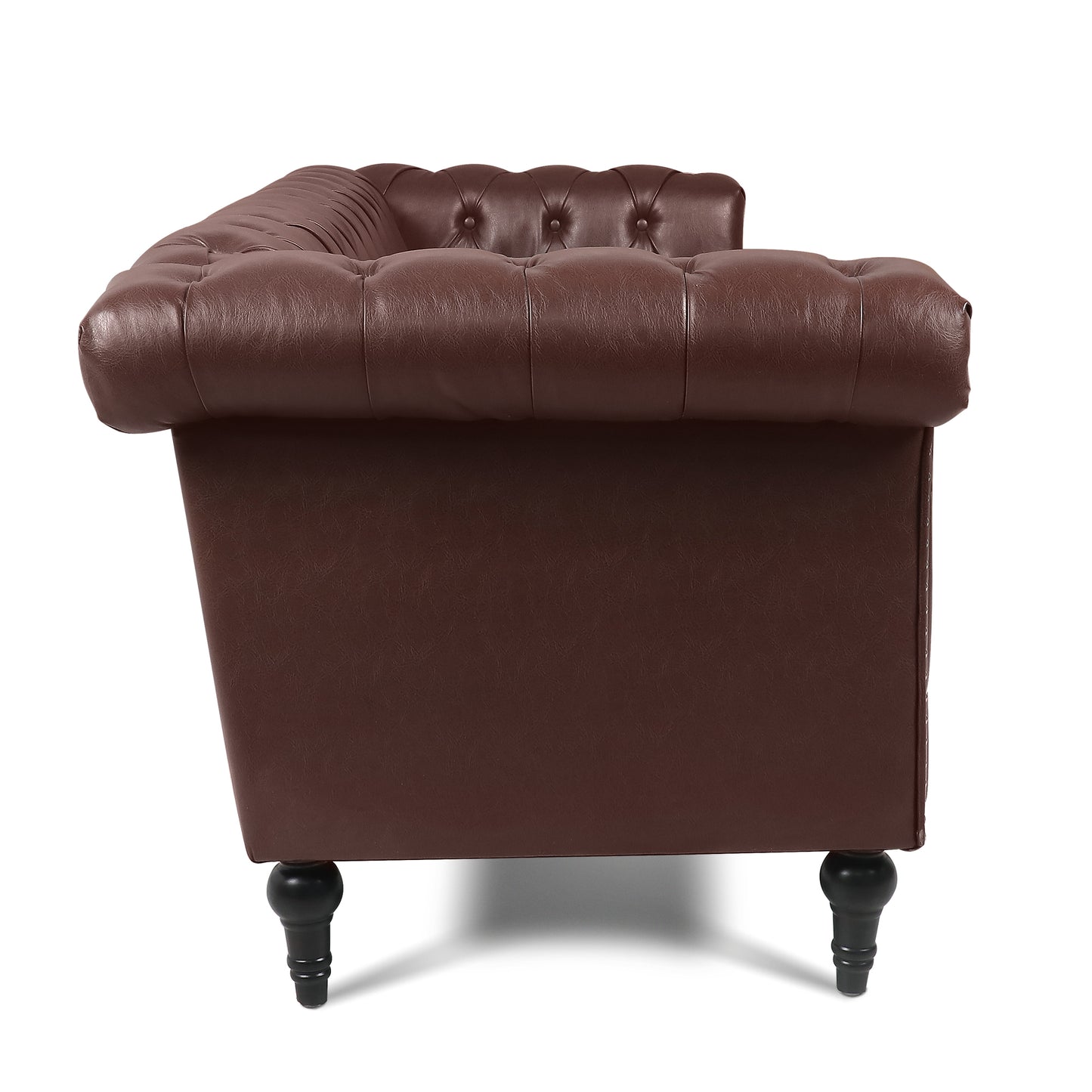 83.66 Inch Traditional Square Arm 3-Seater Sofa with Removable Cushion - Classic Design, Generous Size, Multiple Color Options