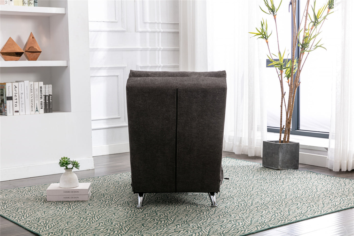 Linen Chaise Lounge Indoor Chair: Modern Long Lounger for Office or Living Room - COOLMORE.