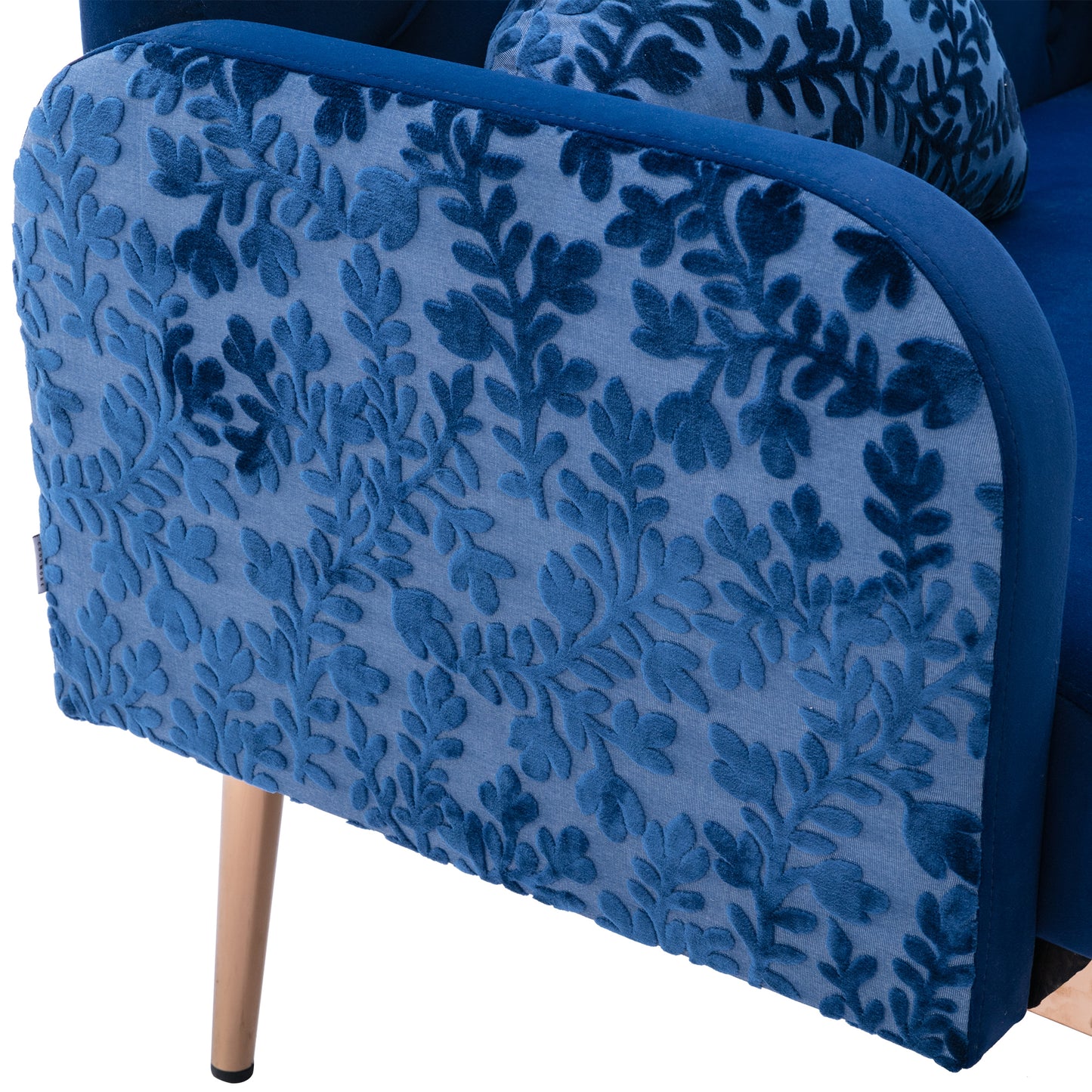 COOLMORE Velvet Sofa: Accent Loveseat with Metal Feet - Stylish, Comfortable, and Durable - Available in Various Sizes and Colors