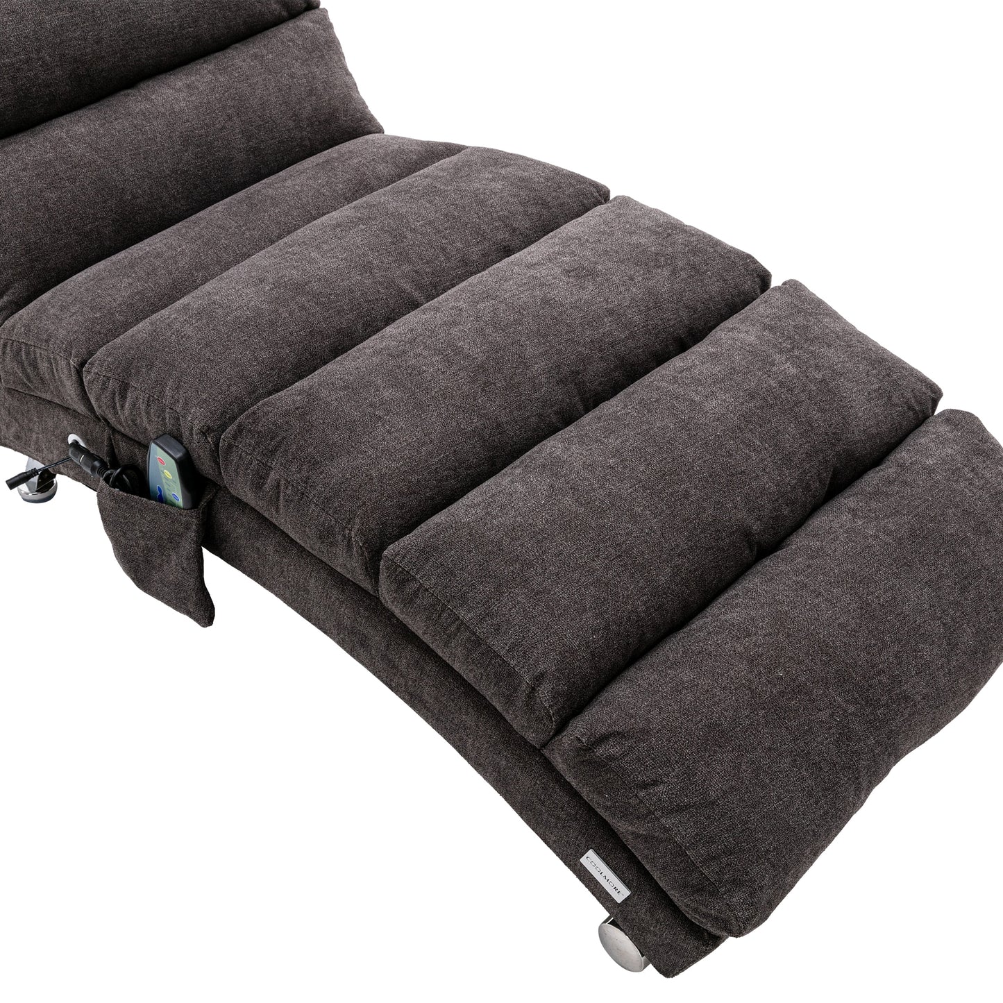 Linen Chaise Lounge Indoor Chair: Modern Long Lounger for Office or Living Room - COOLMORE.