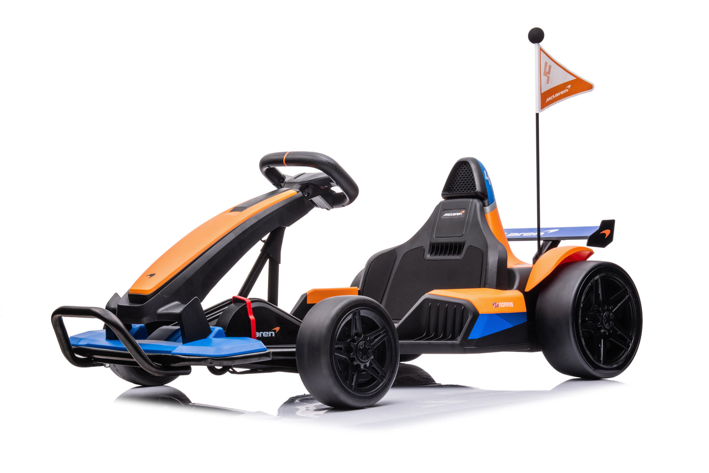 Licensed 24V Battery Powered Drift Car: Patented McLaren Go Kart, 12km/h Speed, Color Options