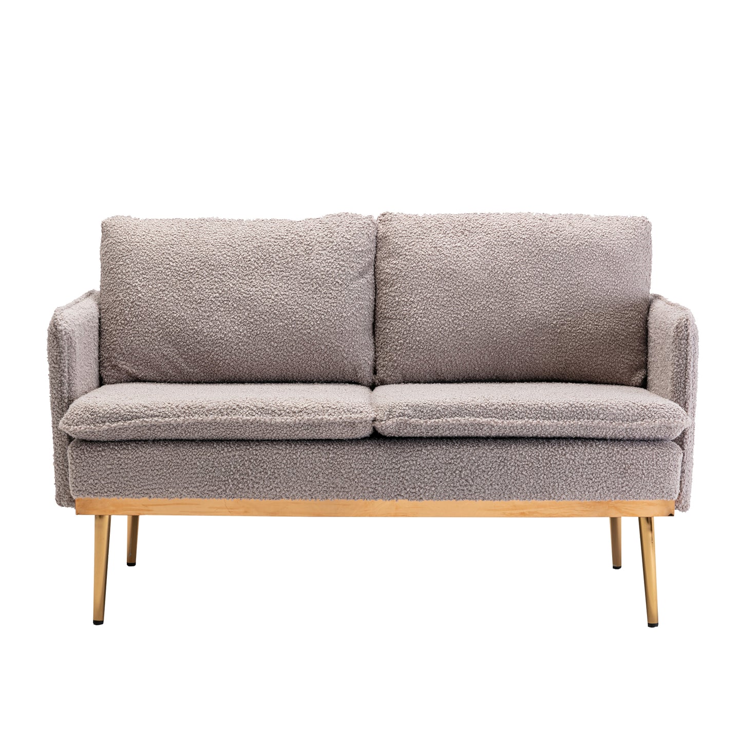 COOLMORE Sofa: Accent Loveseat with Iron Feet - Comfortable and Stylish Furniture for Your Home Décor