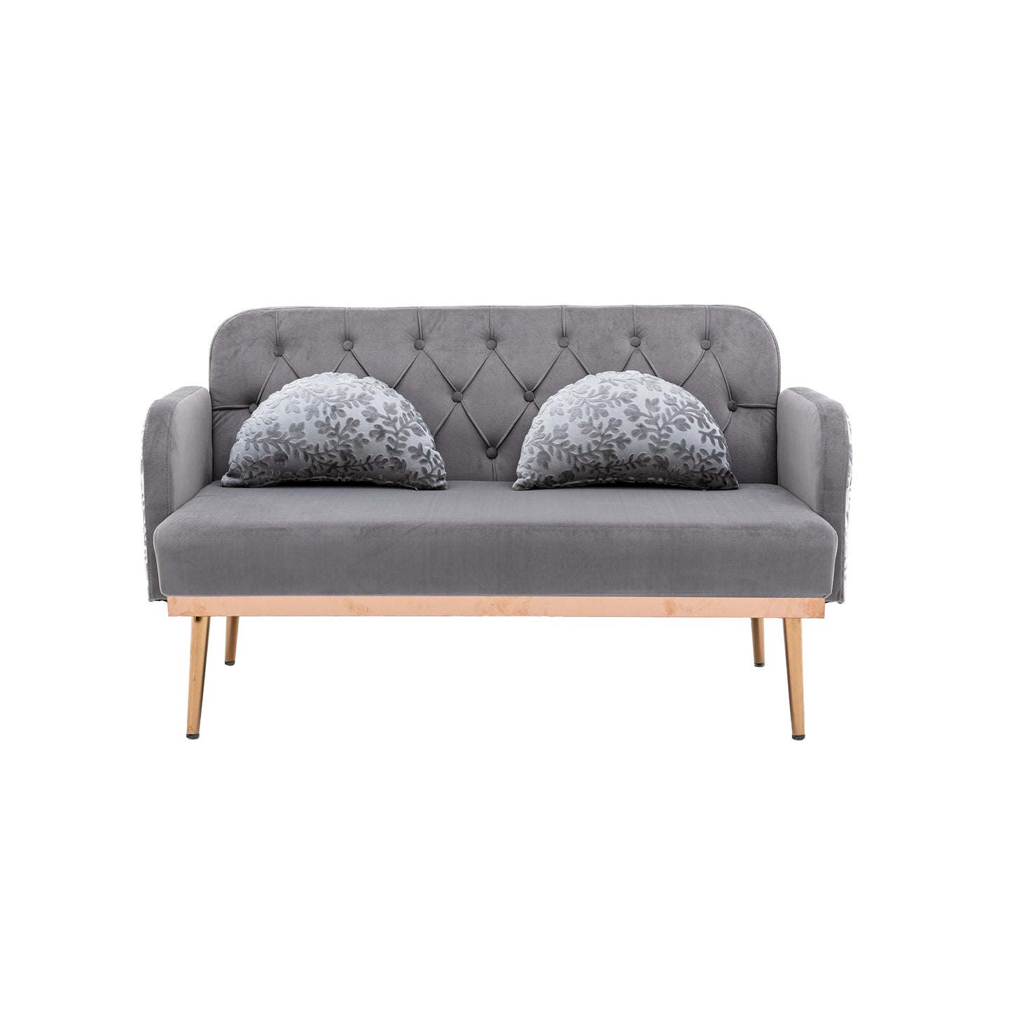 COOLMORE Velvet Sofa: Accent Loveseat with Metal Feet - Stylish, Comfortable, Various Sizes & Colors Available