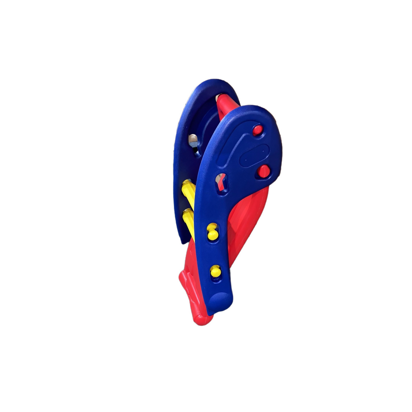 Kids Plastic Foldable Slide - CE Proved Indoor Playground Equipment - Blue/Red/Yellow (XSL001)
