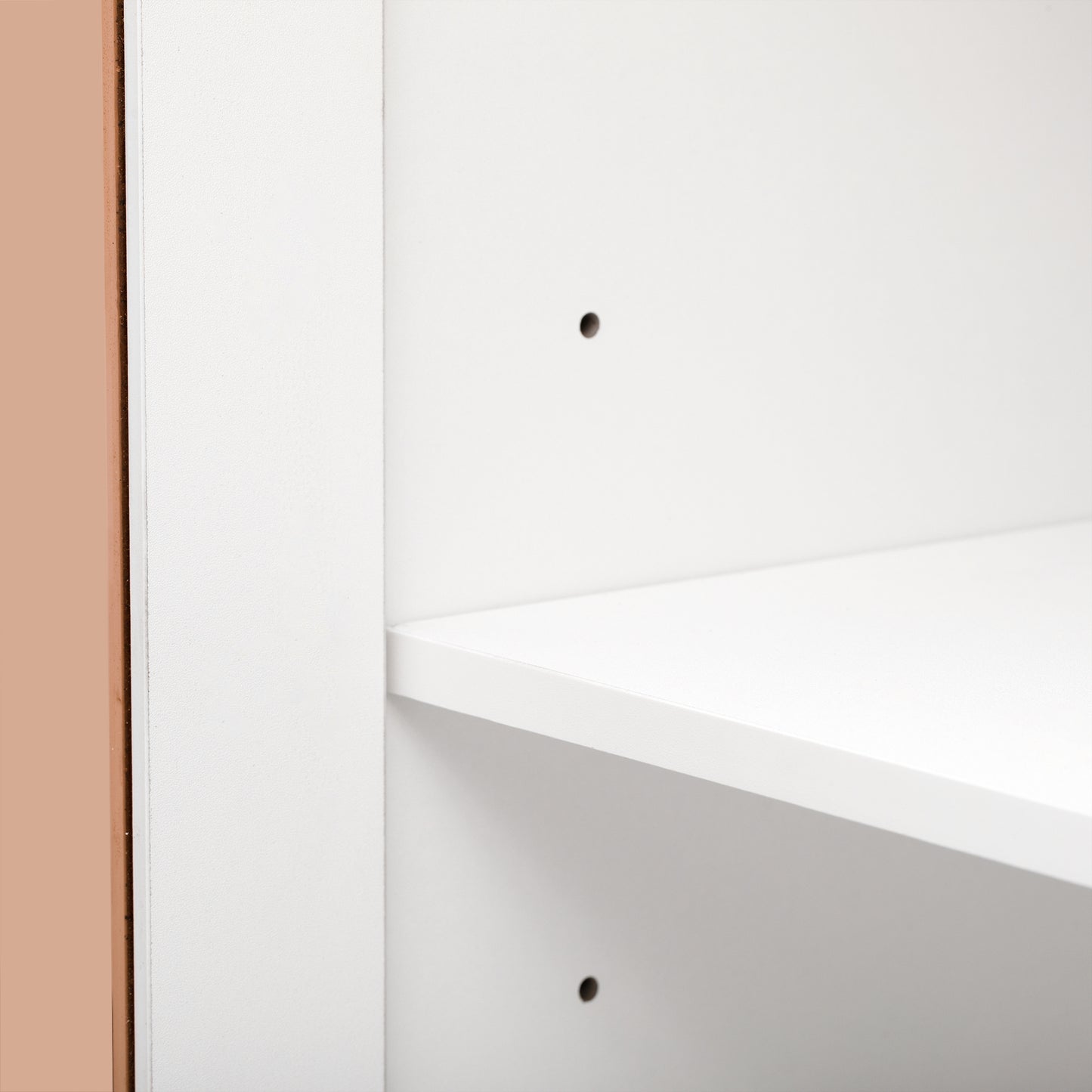 Two-door Storage Cabinet with Three Drawers and Metal Handles for Living Rooms Furniture