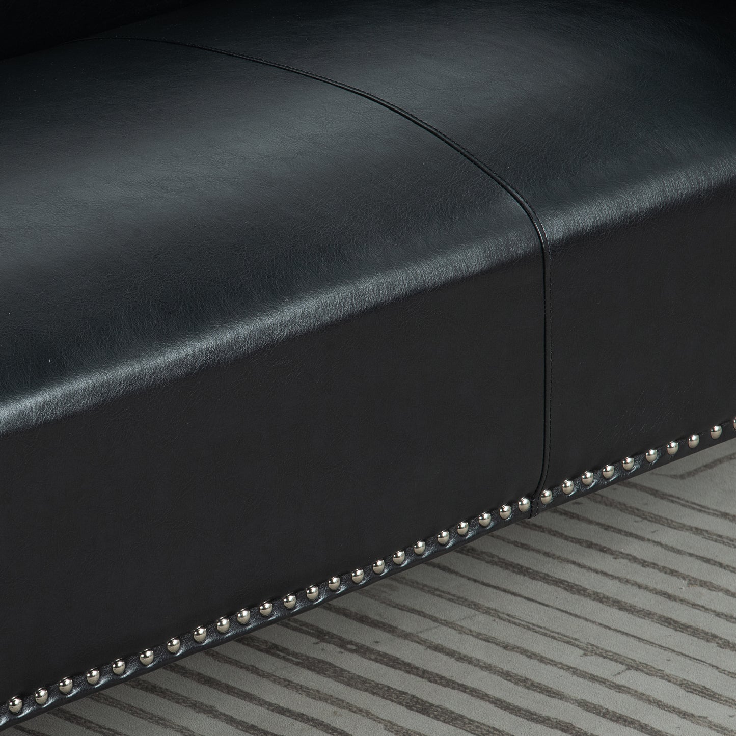 78.74" Wooden Decorated Arm 3 Seater Sofa: Classic Design, Durable Wood Construction, Comfortable Cushions, Ideal for Living Rooms, Dark Brown Color