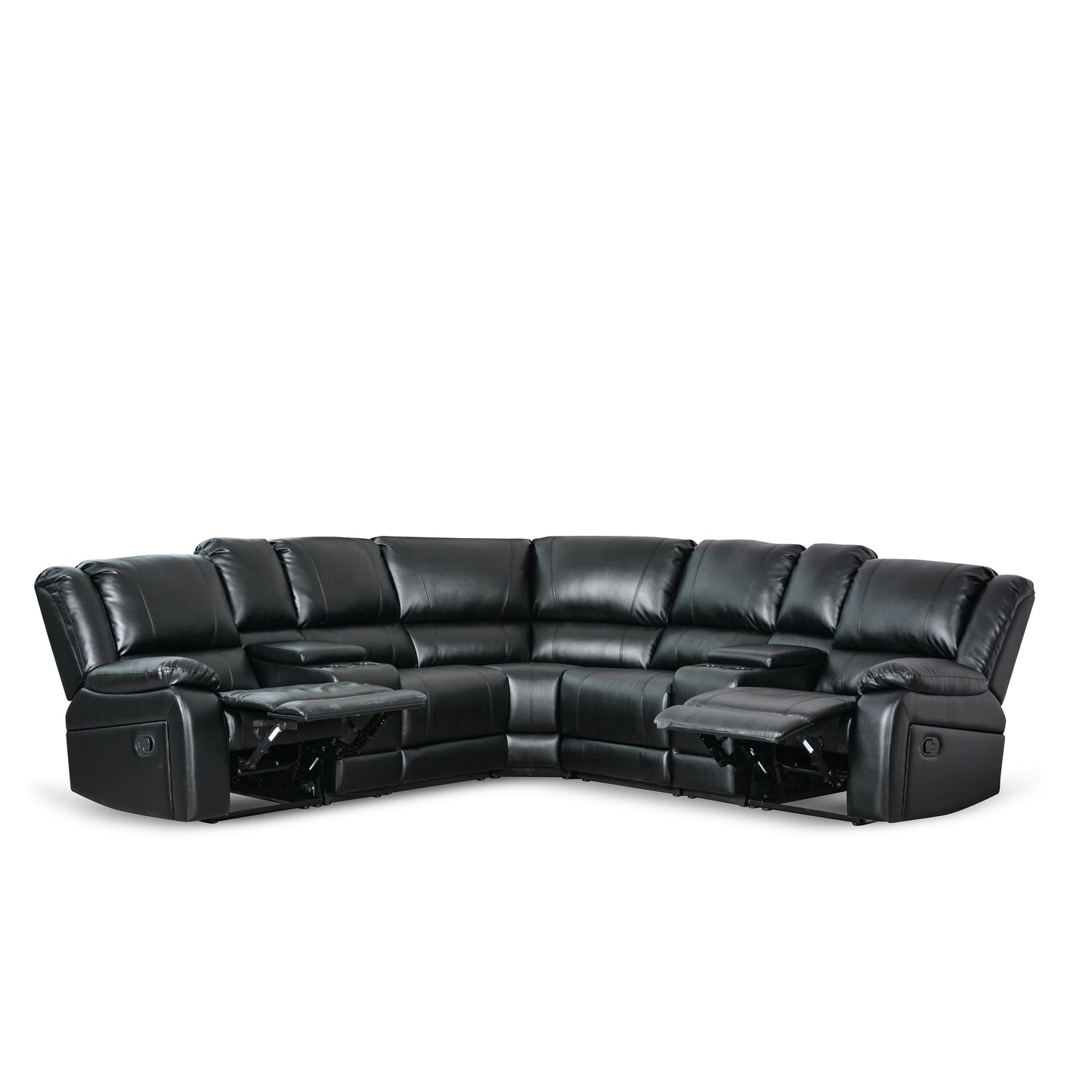 Oslo Reclining Sectional: Sleek and Comfortable Living Room Furniture with Reclining Seats, Generous Cushioning, and Stylish Design - Choose from Various Colors and Sizes