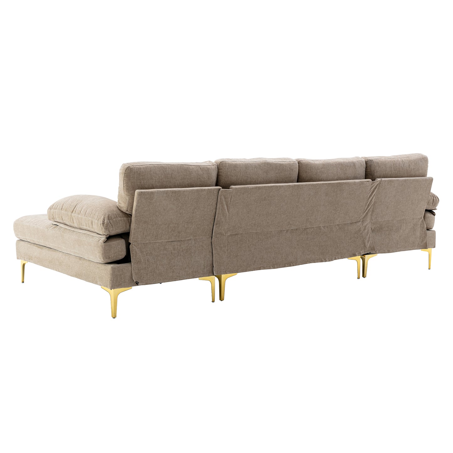 Accentuate Your Living Room with the COOLMORE Sectional Sofa - Stylish, Comfortable, and Versatile Design in Multiple Colors and Sizes Available