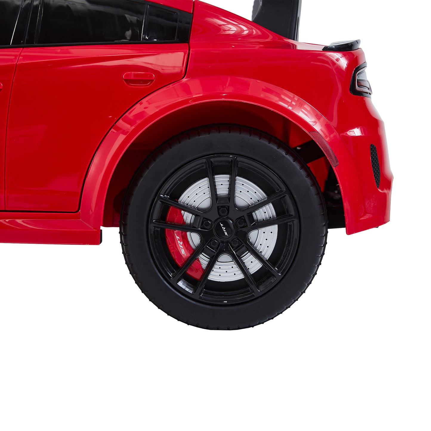 Licensed Dodge Charger 12v Kids Ride-On Car with Remote Control - Electric Cart for Kids, 3-Speed Adjustable, Power Display, Slow Start, USB, MP3, Bluetooth, LED Light, Four Wheel Suspension - Black