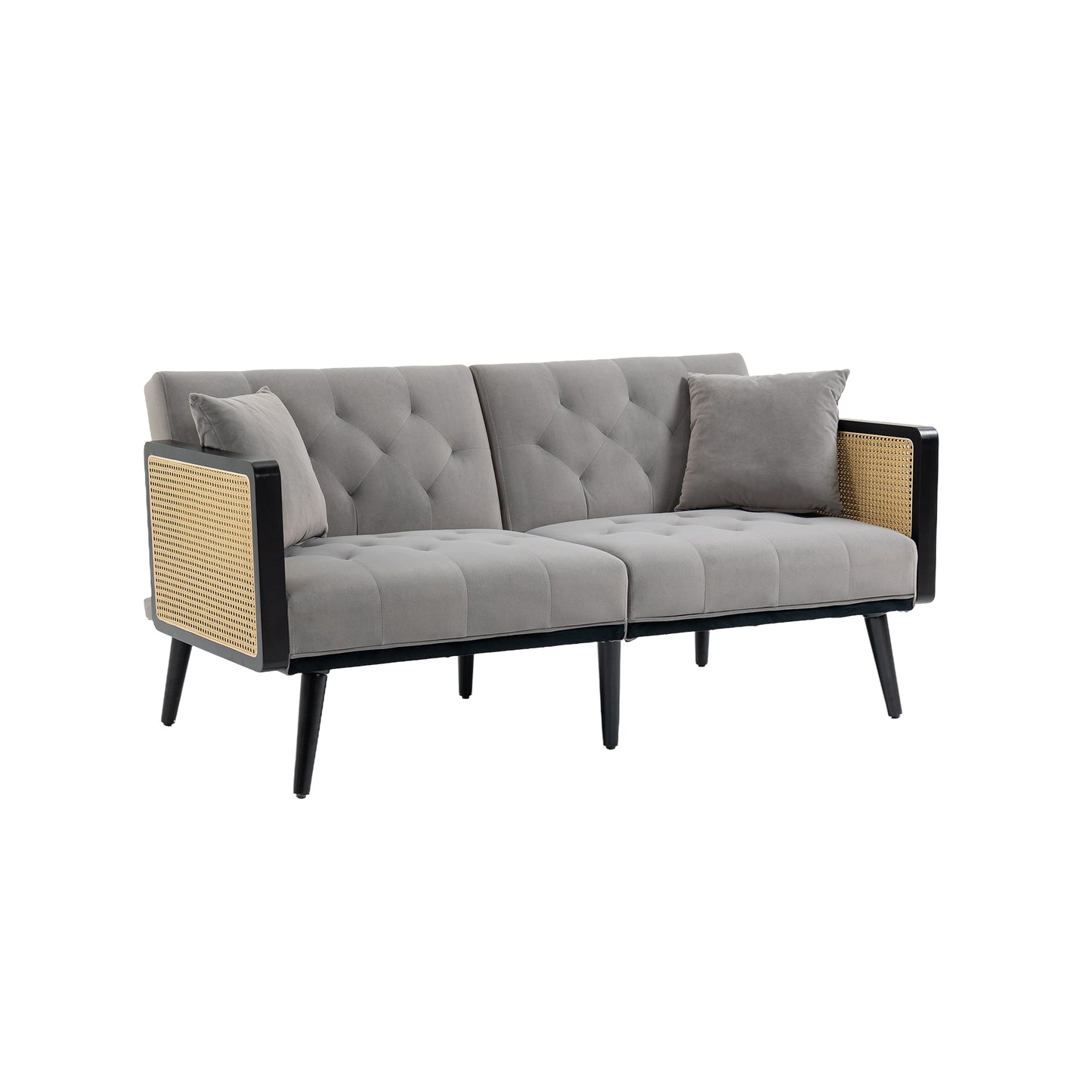 COOLMORE Velvet Sofa: Accent Loveseat with Metal Feet - Stylish, Comfortable, and Chic Design, Available in Multiple Sizes and Colors