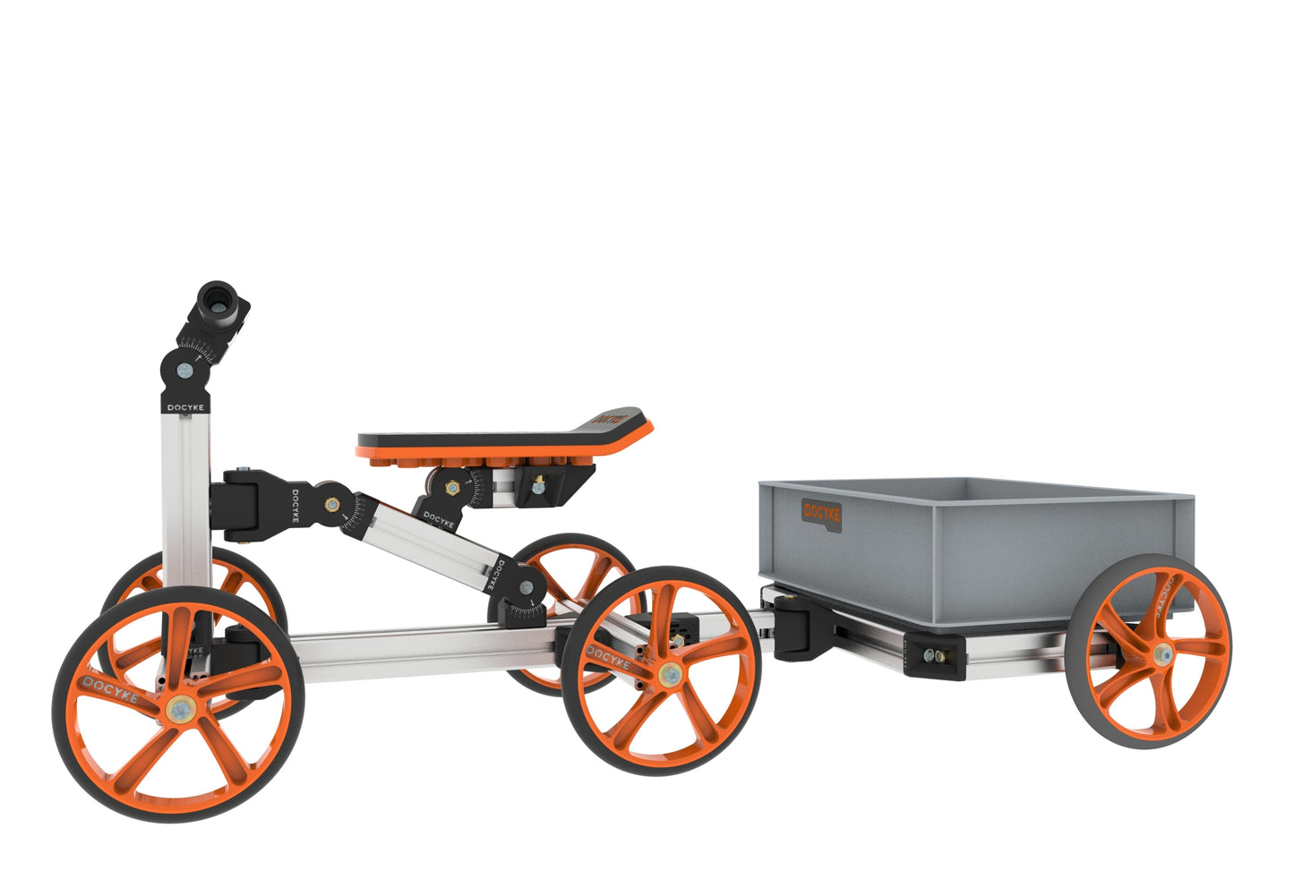 KidRock Buildable Kit 20 in 1 Kids Balance Bike No Pedal Toy: Construction Kit Kids Sit/Stand Scooter - Most Popular M Kit (Non Electric)