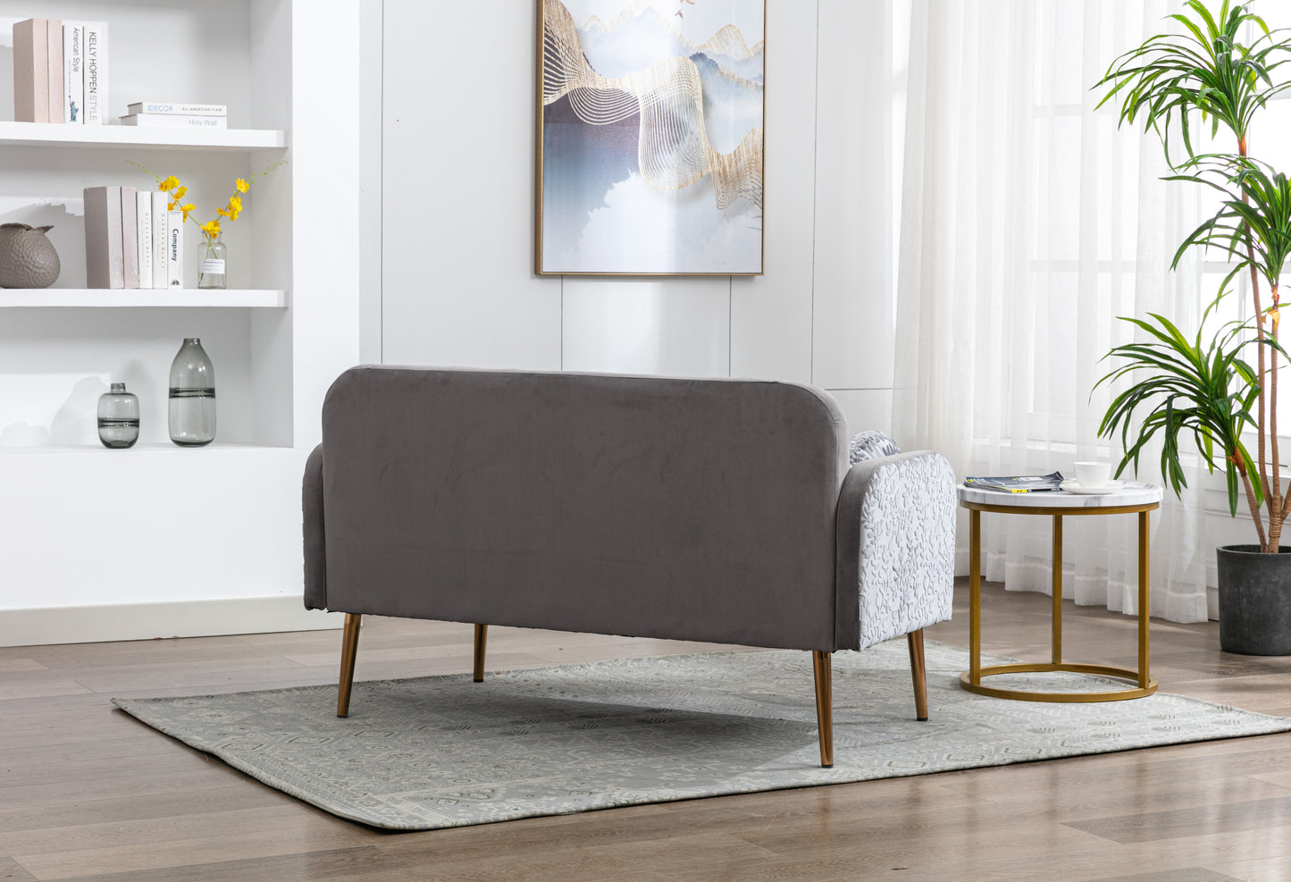 COOLMORE Velvet Sofa: Accent Loveseat with Metal Feet - Stylish, Comfortable, Various Sizes & Colors Available