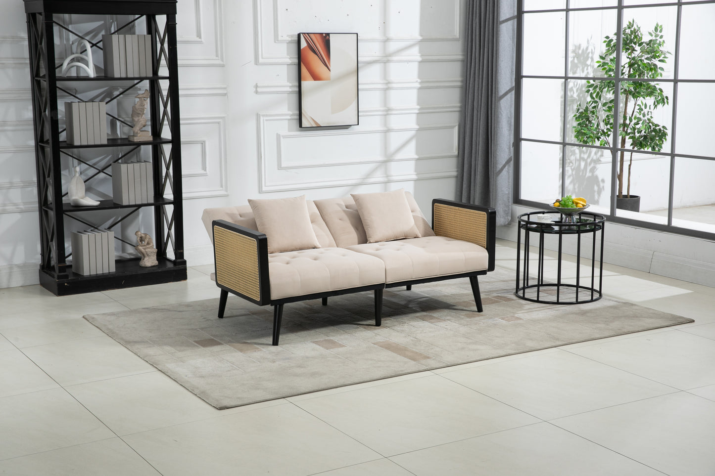 COOLMORE Velvet Sofa: Accent Loveseat with Metal Feet - Stylish, Comfortable, Size Options, Multiple Colors