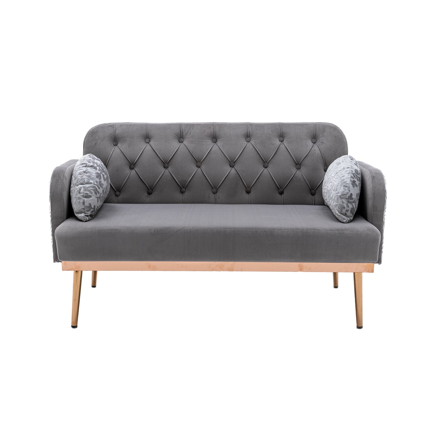 COOLMORE Velvet Sofa: Accent Loveseat with Metal Feet - Stylish, Comfortable, Various Sizes & Colors Available