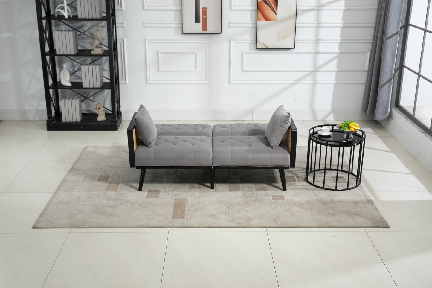COOLMORE Velvet Sofa: Accent Loveseat with Metal Feet - Stylish, Comfortable, and Chic Design, Available in Multiple Sizes and Colors