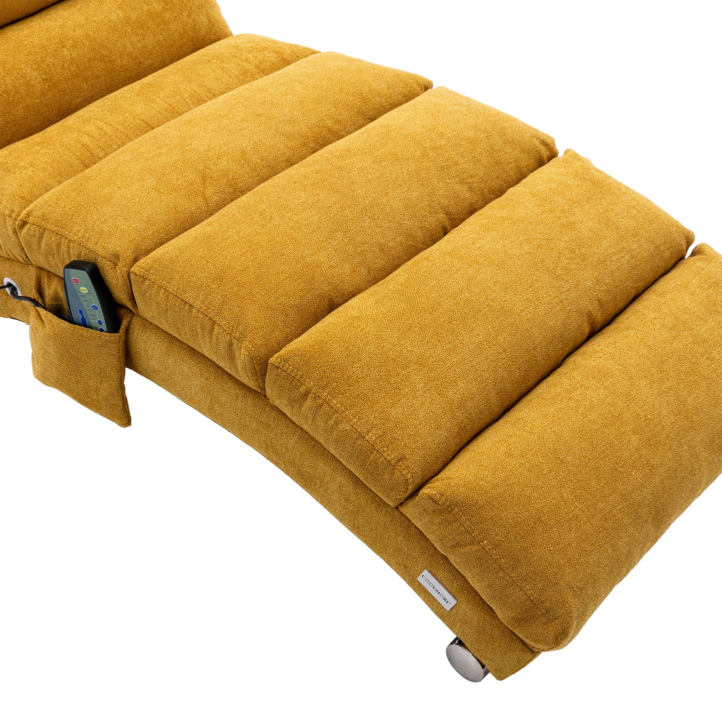 Linen Chaise Lounge Indoor Chair: Modern Long Lounger for Office or Living Room - COOLMORE.