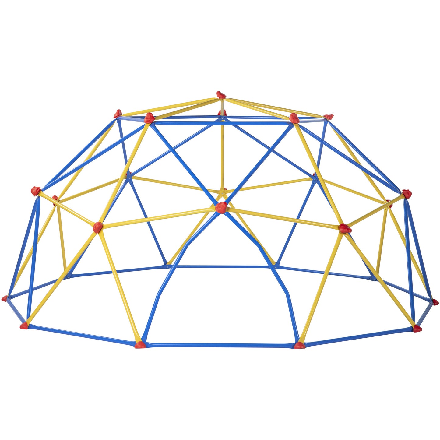 Kids Climbing Dome Jungle Gym - 10 ft Geometric Playground Dome Climber Play Center: Rust & UV Resistant Steel, Supports 1000 LBS