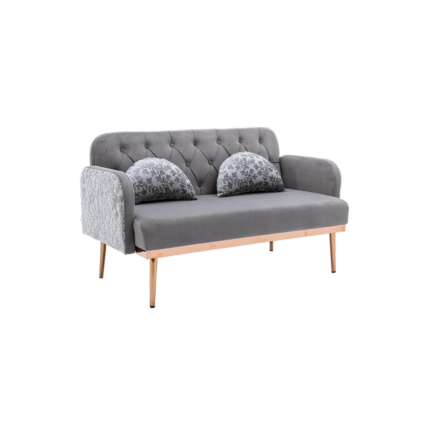 COOLMORE Velvet Sofa: Accent Loveseat with Metal Feet - Stylish, Comfortable, Various Sizes & Colors Available