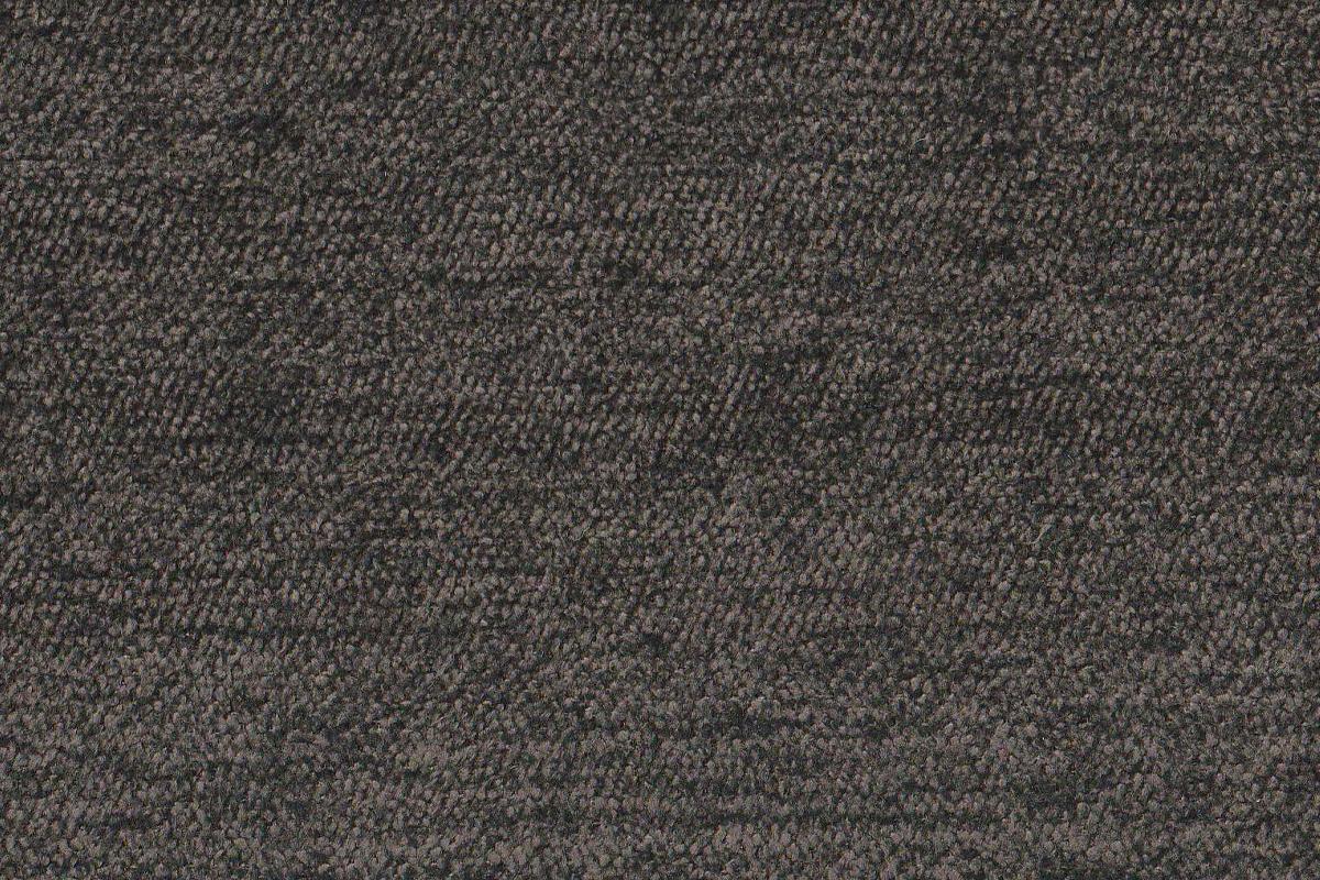 Slate Color Polyfiber Reversible Sectional Sofa Set with Chaise, Pillows, Plush Cushion, and Nailheads - Comfortable and Stylish Couch for Your Living Space