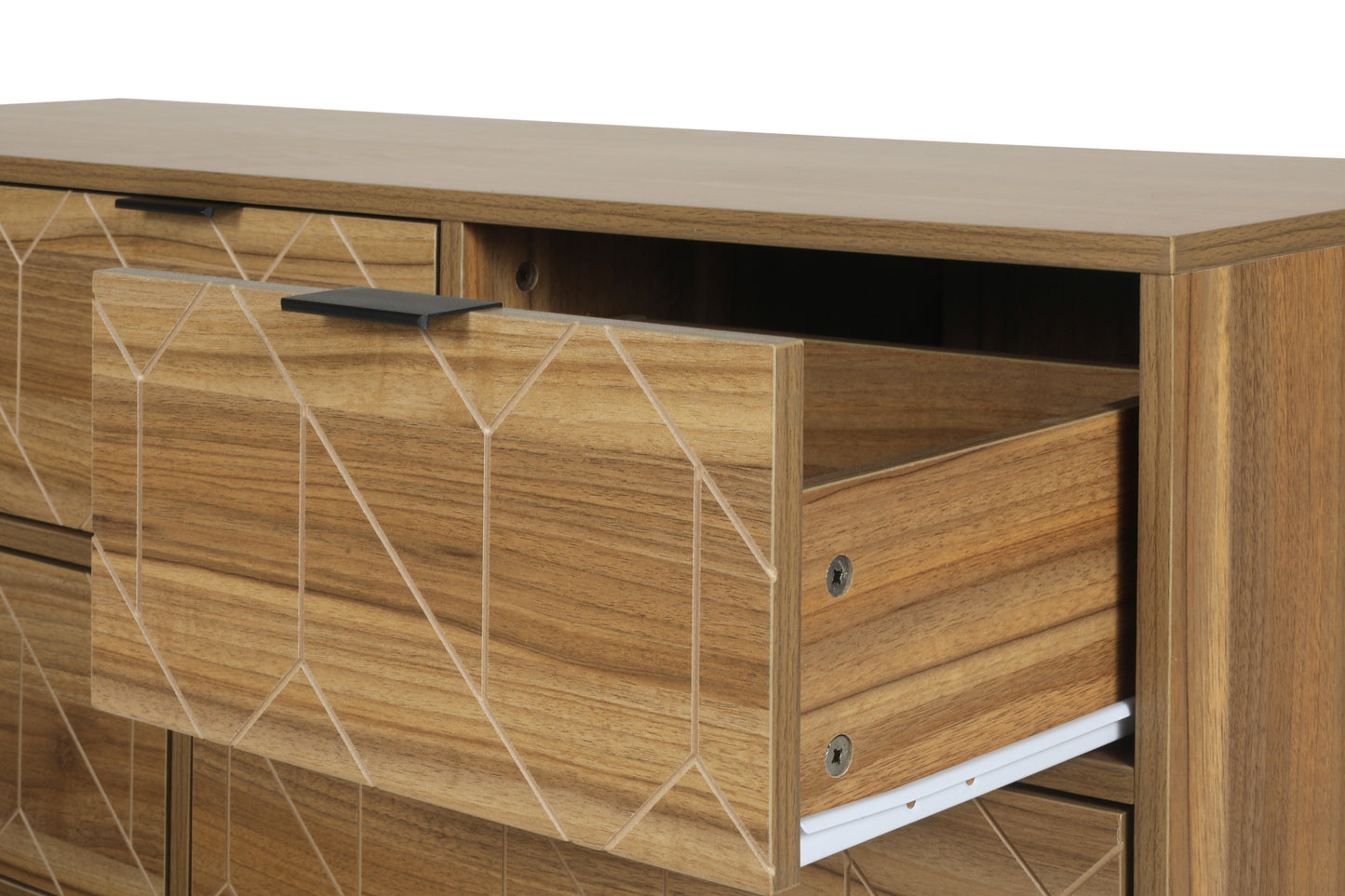 Modern 7 Drawer Dresser Wood Cabinet Spacious Storage Solution