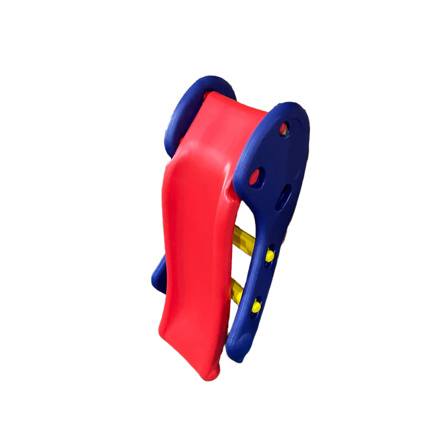 Kids Plastic Foldable Slide - CE Proved Indoor Playground Equipment - Blue/Red/Yellow (XSL001)