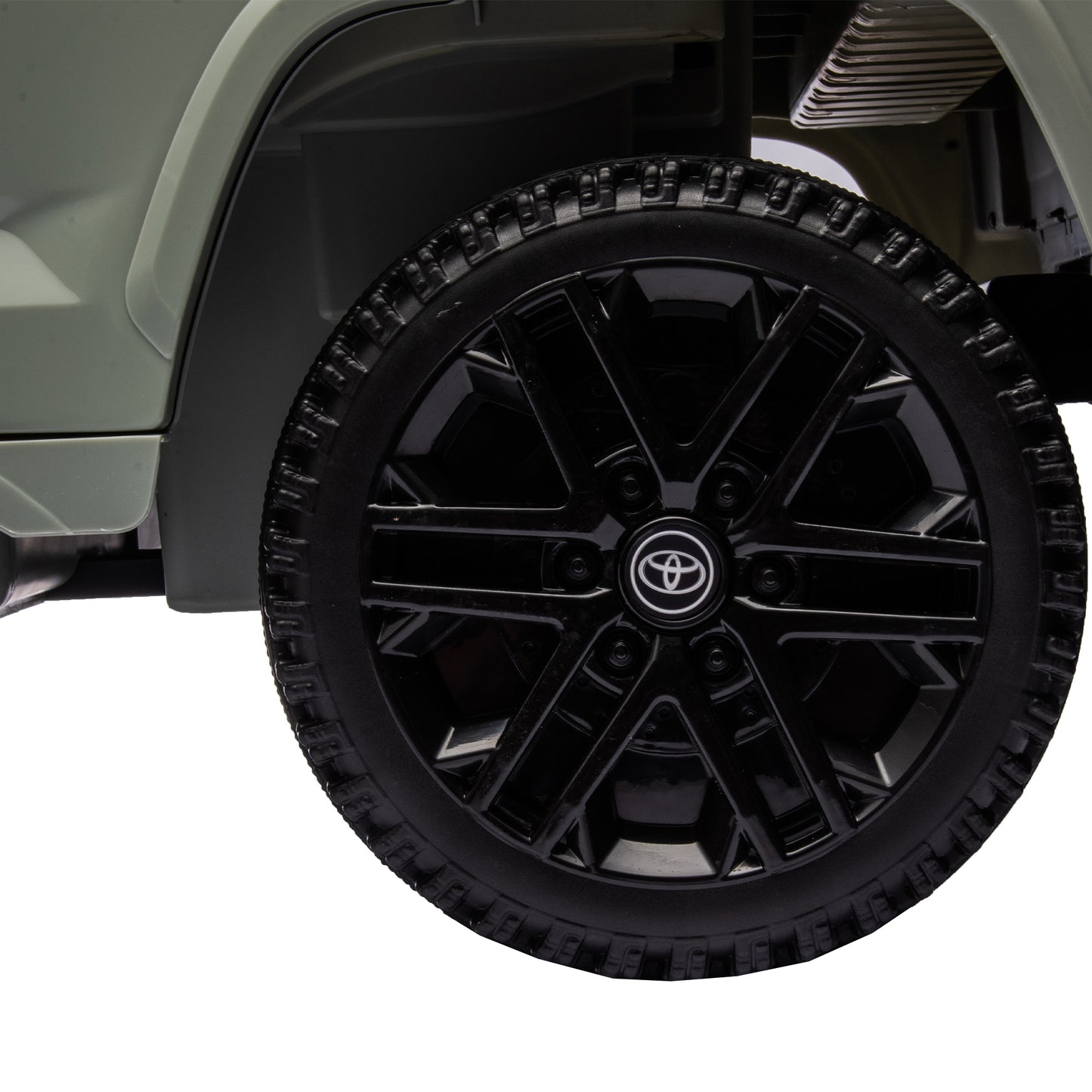 12V Electric Ride-On Toy: Officially Licensed Toyota Tundra Pickup for Kids - 2.4G Remote Control, 3-Speed Adjustable, Power Display, Electric Car (Color: Black)