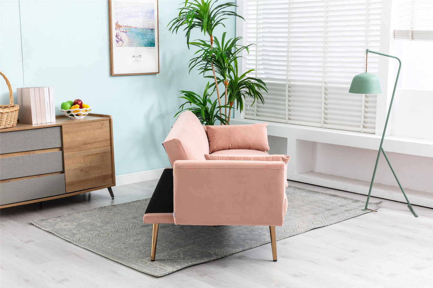 COOLMORE Velvet Sofa: Accent & Loveseat with Metal Feet - Stylish and Comfortable | Various Colors & Sizes Available